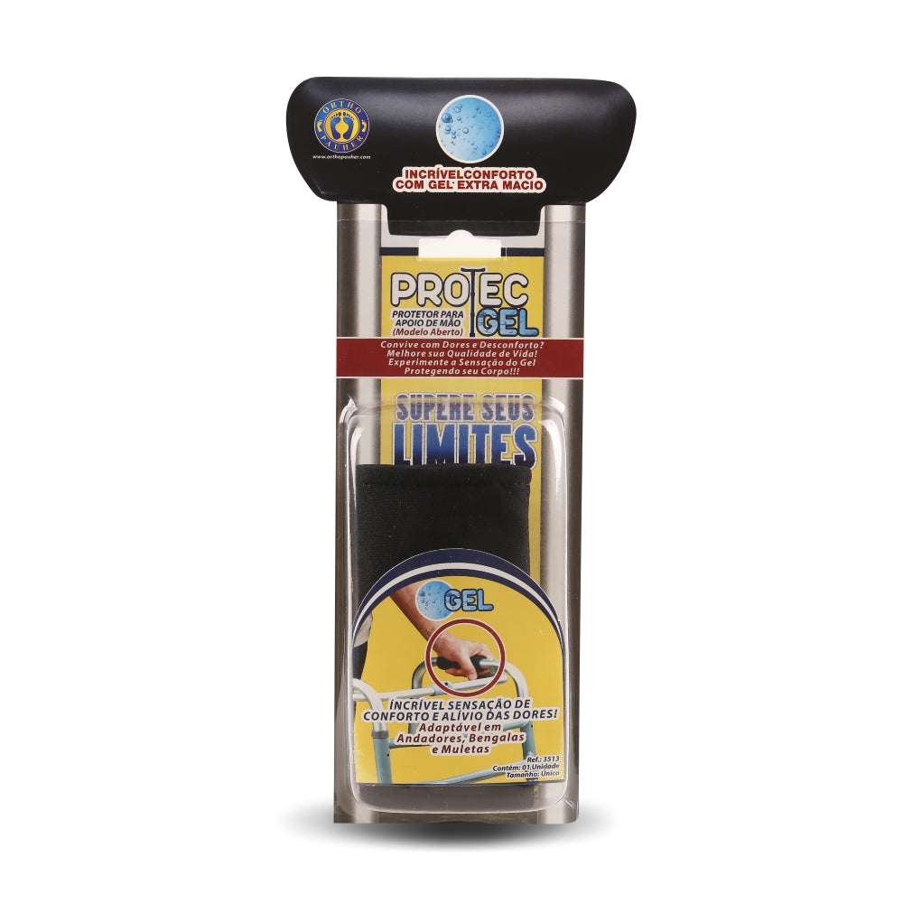 Protetor para apoio de mão modelo aberto