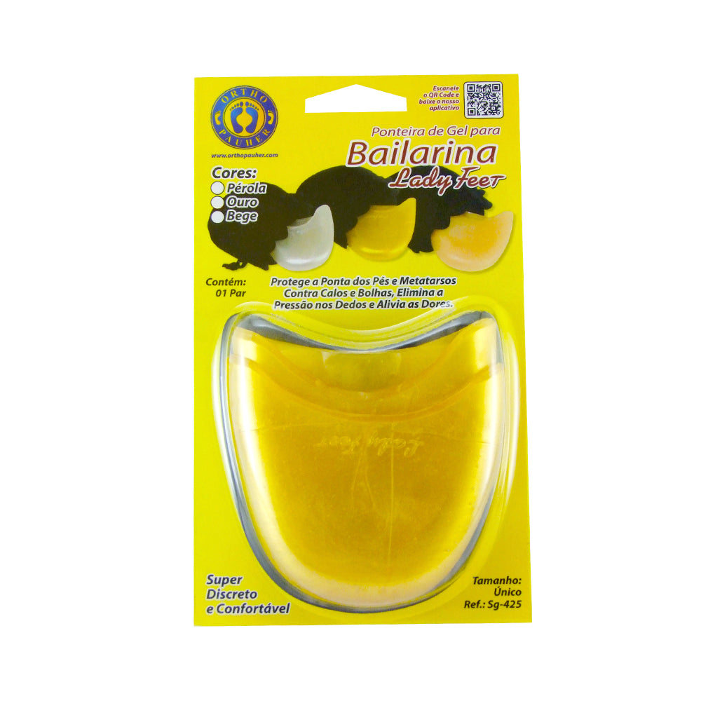Embalagem de Ponteira de gel para bailarina lady feet