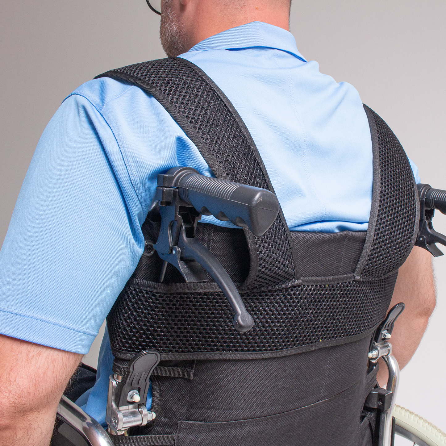 Cinto de segurança antiderrapante ajustável para cadeira de rodas