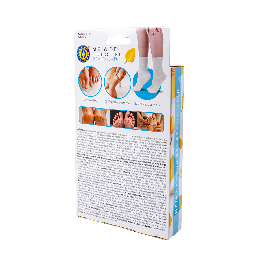 Meia de puro gel Revita-skin