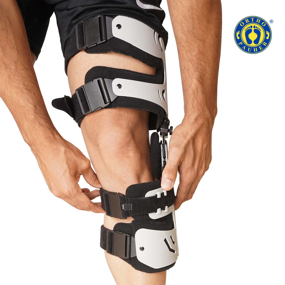 Joelheira Brace Pauher para osteortrite (OA) Flex Valgo ou Varo