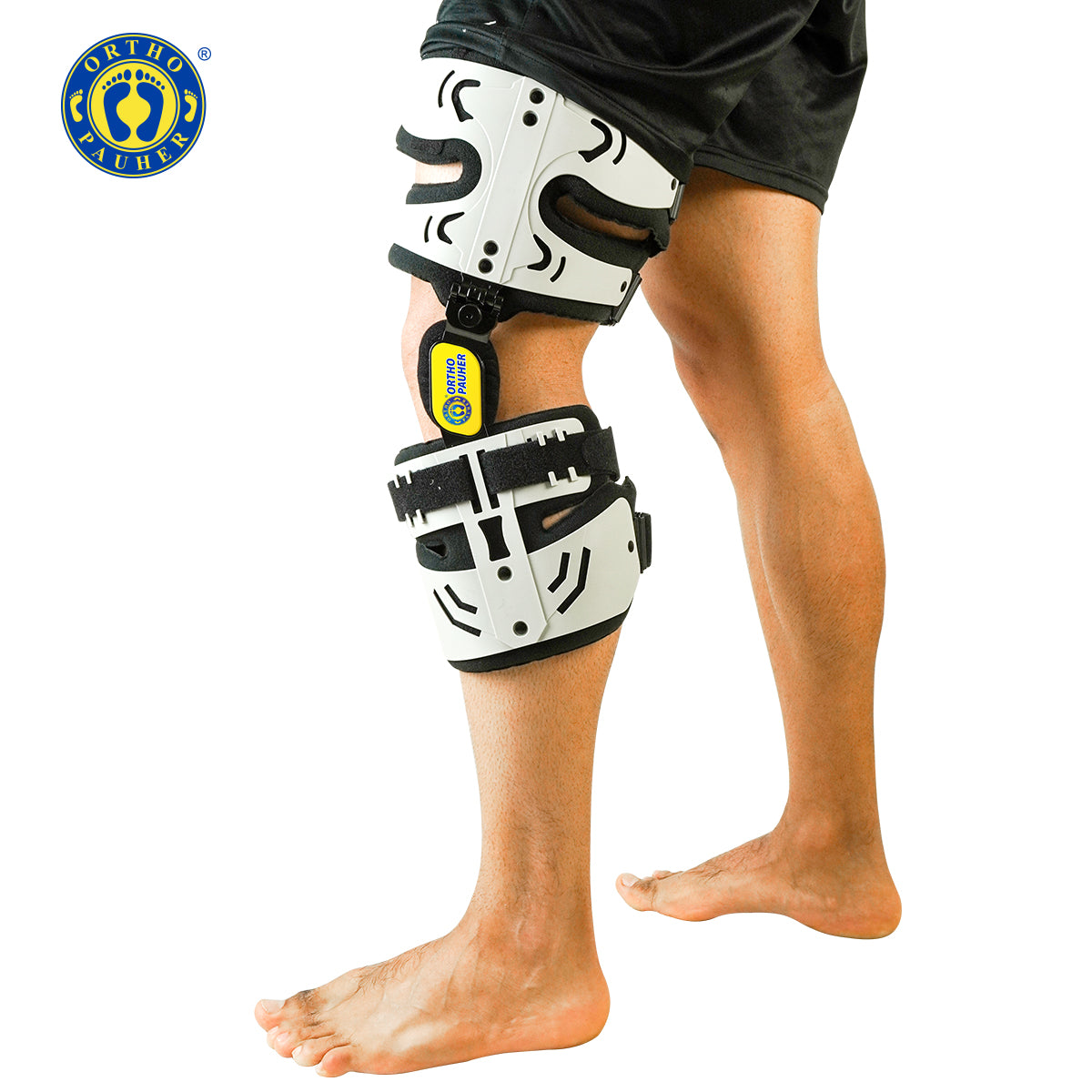Joelheira Brace Pauher para osteortrite (OA) Flex Valgo ou Varo