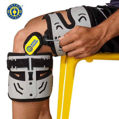 Joelheira Brace Pauher para osteortrite (OA) Flex Valgo ou Varo