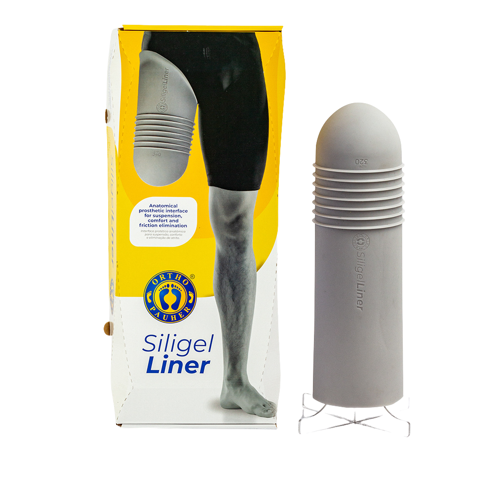 Liner transtibial com anéis de vedação Maxseal