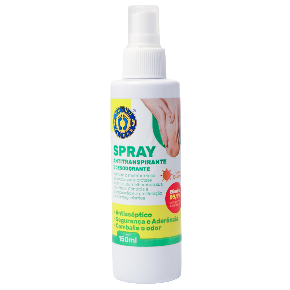 Spray antitranspirante e desodorante
