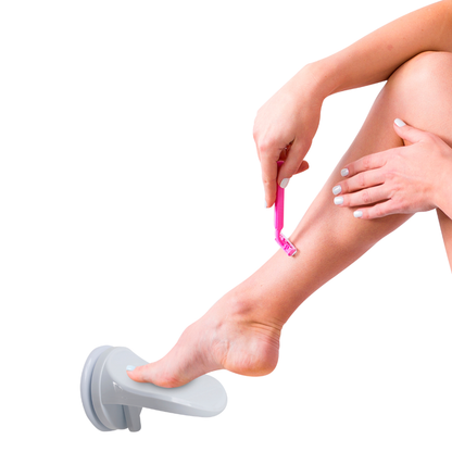 Apoio de pé para banheiro fixado em parede