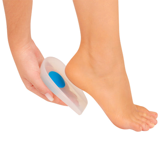 Calcanheira Siligel Em Tamanho Especial Com Ponto Azul