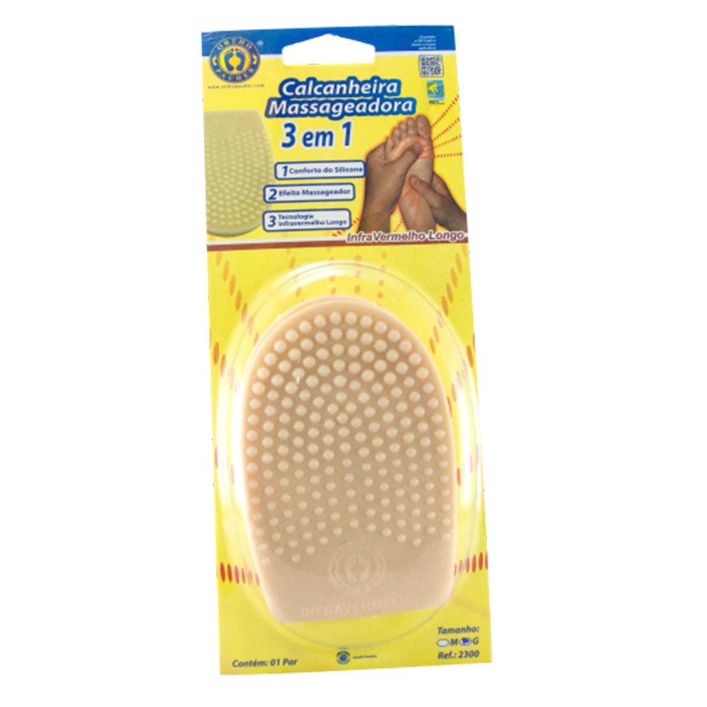 Calcanheira De Silicone Com Pontos De Estímulo