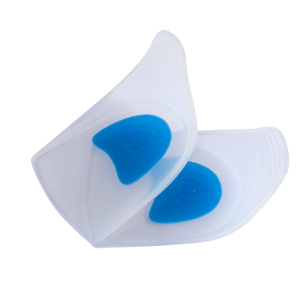 Calcanheira Vertical Siligel Tendon Protect 2 Em 1 Com Ponto Azul