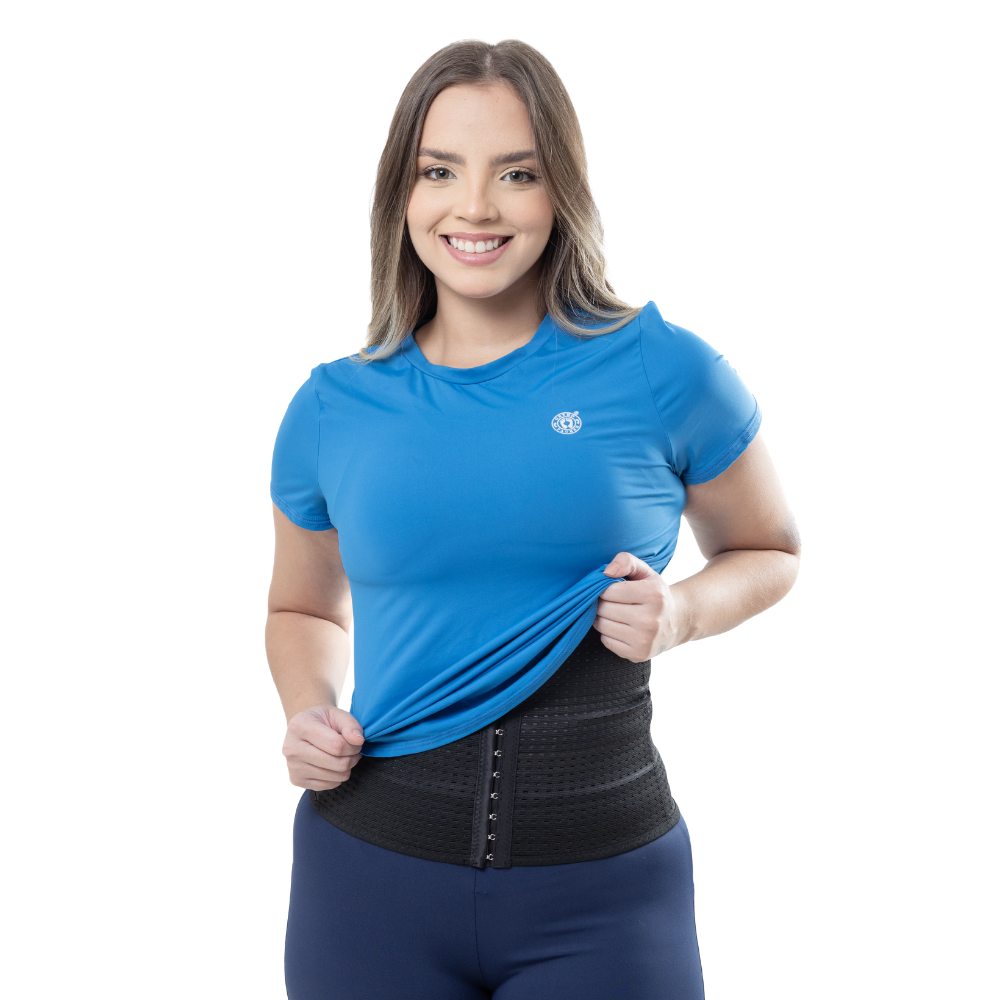 Cinta modeladora ventilada seca barriga