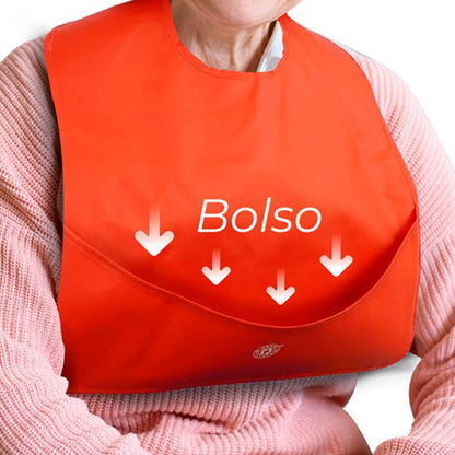 Babador impermeável para adultos