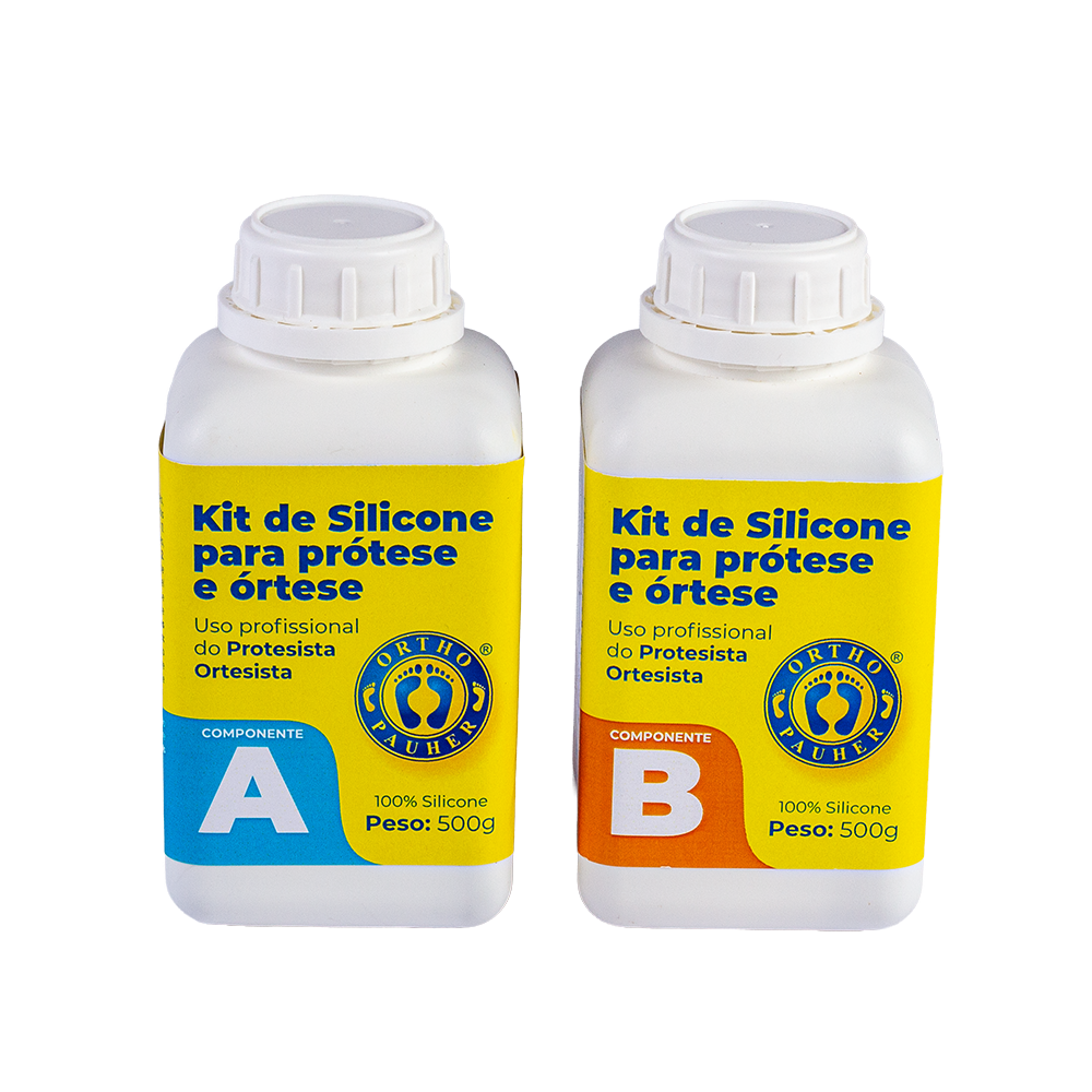 Kit de silicone para prótese e órtese