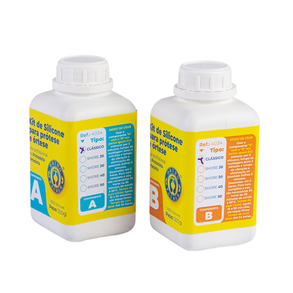 Kit de silicone para prótese e órtese