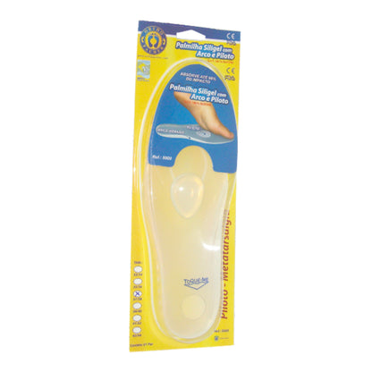 Palmilha siligel longa com arco e piloto