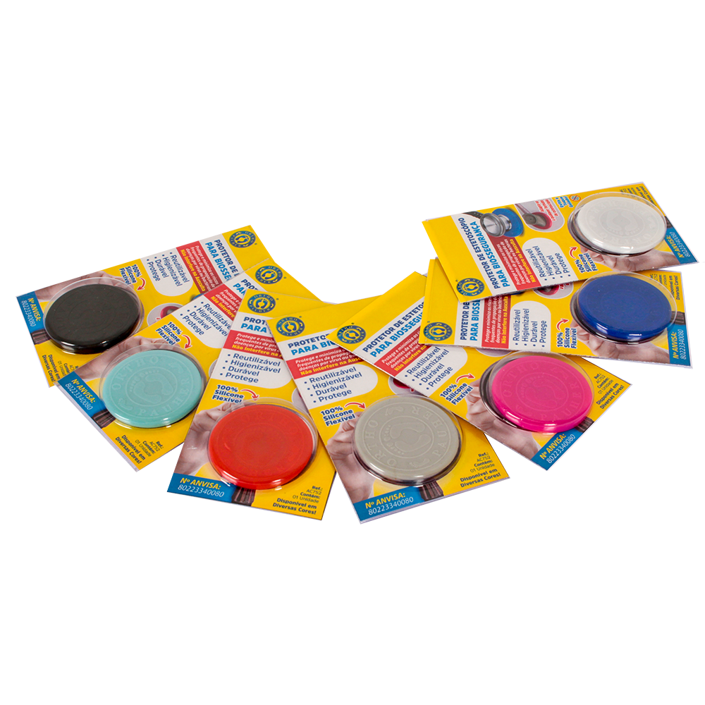 Protetor de estetoscópio para biossegurança