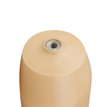 Liner de silicone transtibial com conexão