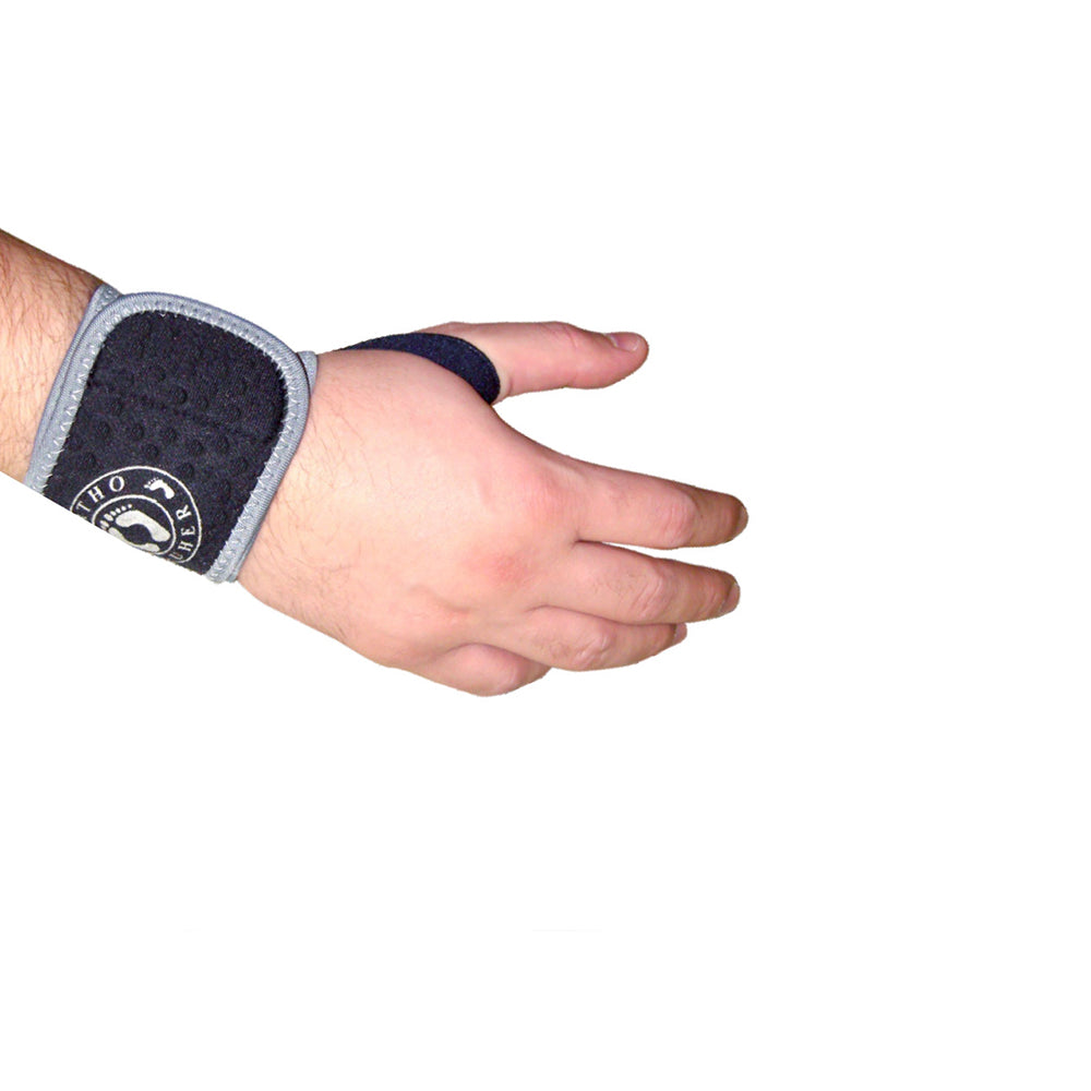 Munhequeira com tira no polegar