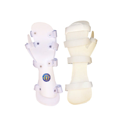 Tala ortopédica PVC para punho, mãos e dedos