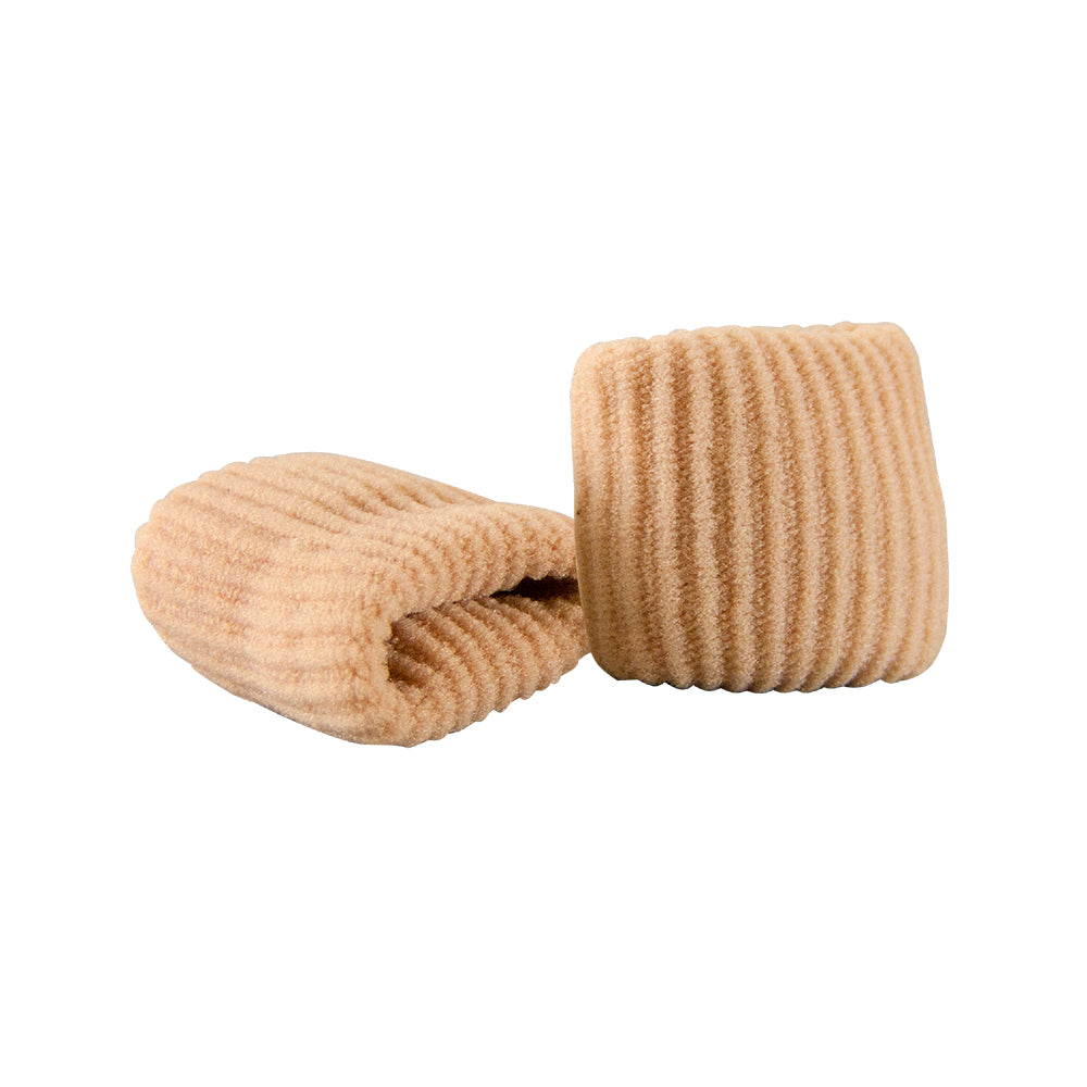 Dois aneis digitais de malha com almofadas.