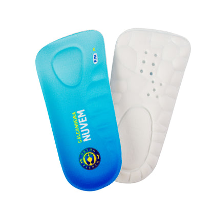 Palmilha ortopédica 3/4 fly feet nuvem