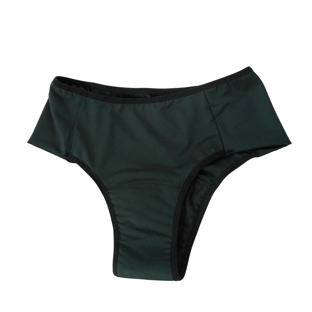 Calcinha absorvente na cor preto