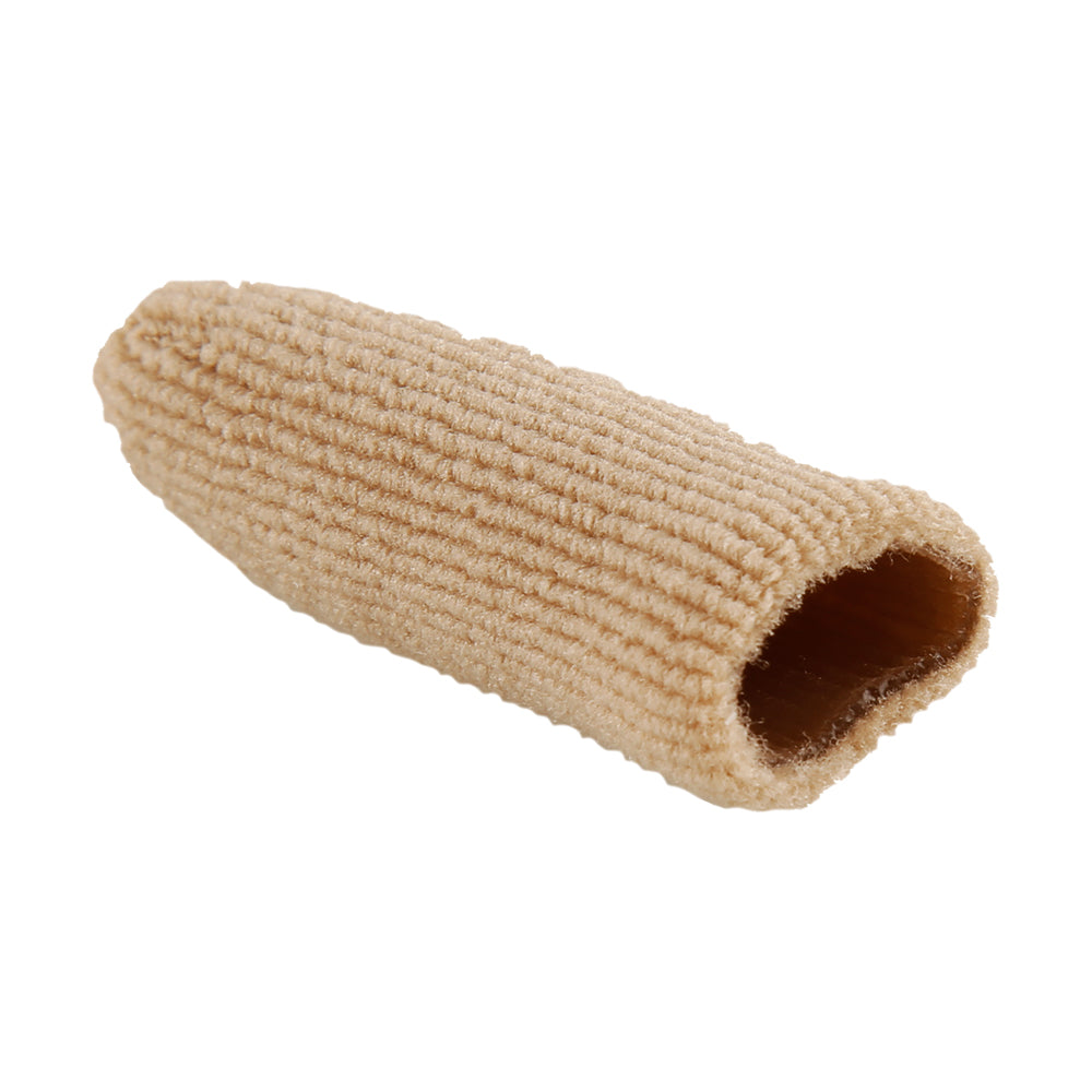 Detalhes do dedal de malha revestido com gel.