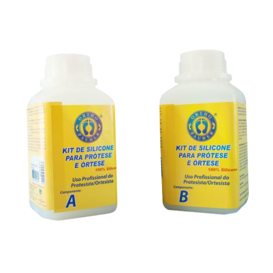 Kit de silicone para prótese e órtese