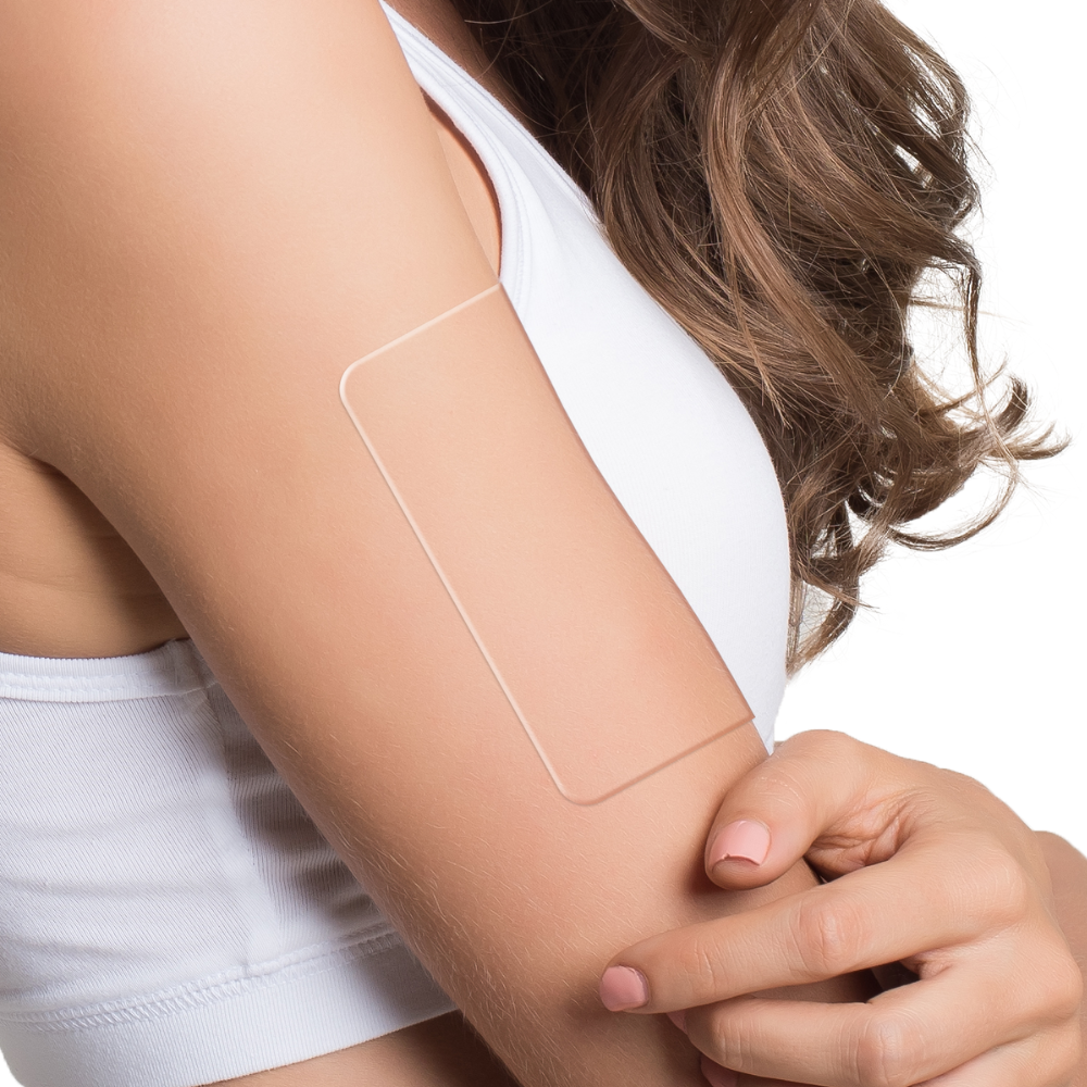 Placa skin gel sem tecido