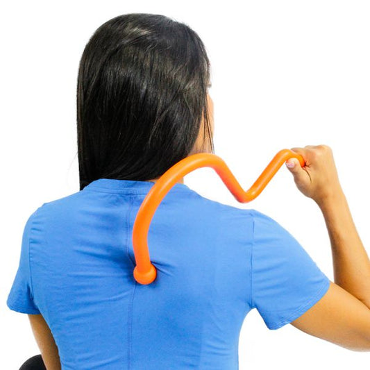 Bastão auto-massageador para relaxamento muscular