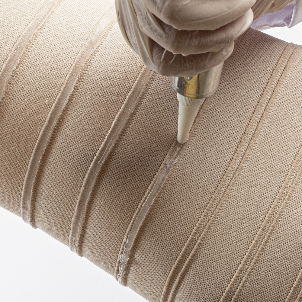Liner híbrido transtibial com anéis para vácuo e conexão distal (modelo Full)