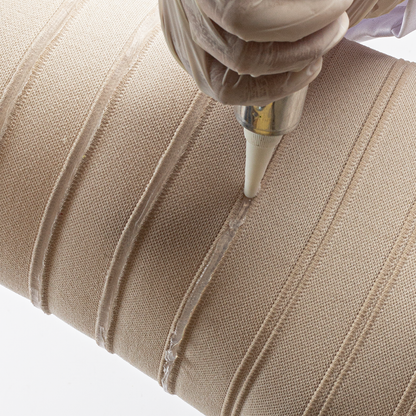 Liner híbrido transtibial com anéis para vácuo e conexão distal (modelo Full)
