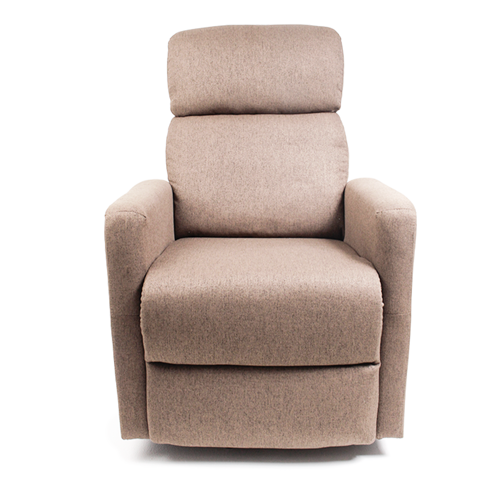 Poltrona de cor marrom claro