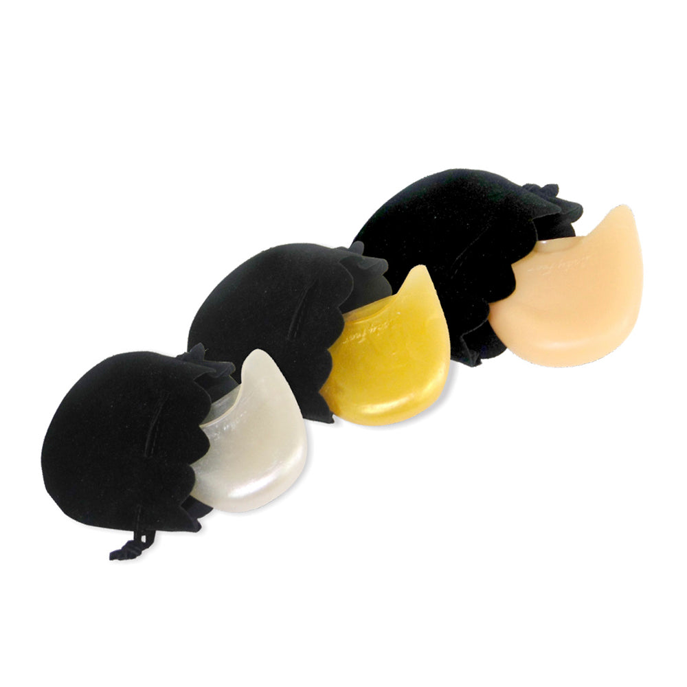 Três ponteiros de gel para bailarina lady feet de cores diferntes 