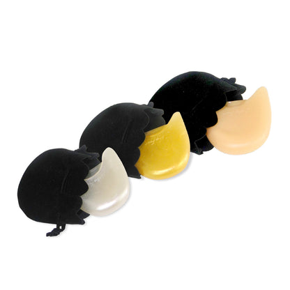 Três ponteiros de gel para bailarina lady feet de cores diferntes 