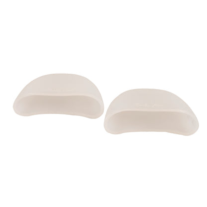 Par de ponteiro de silicone para bailarinas deitados