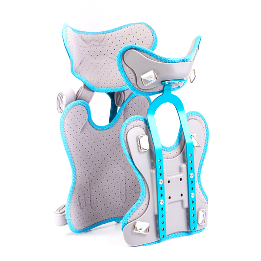 Colete cervical toráxico CTO brace ajustável pediátrico