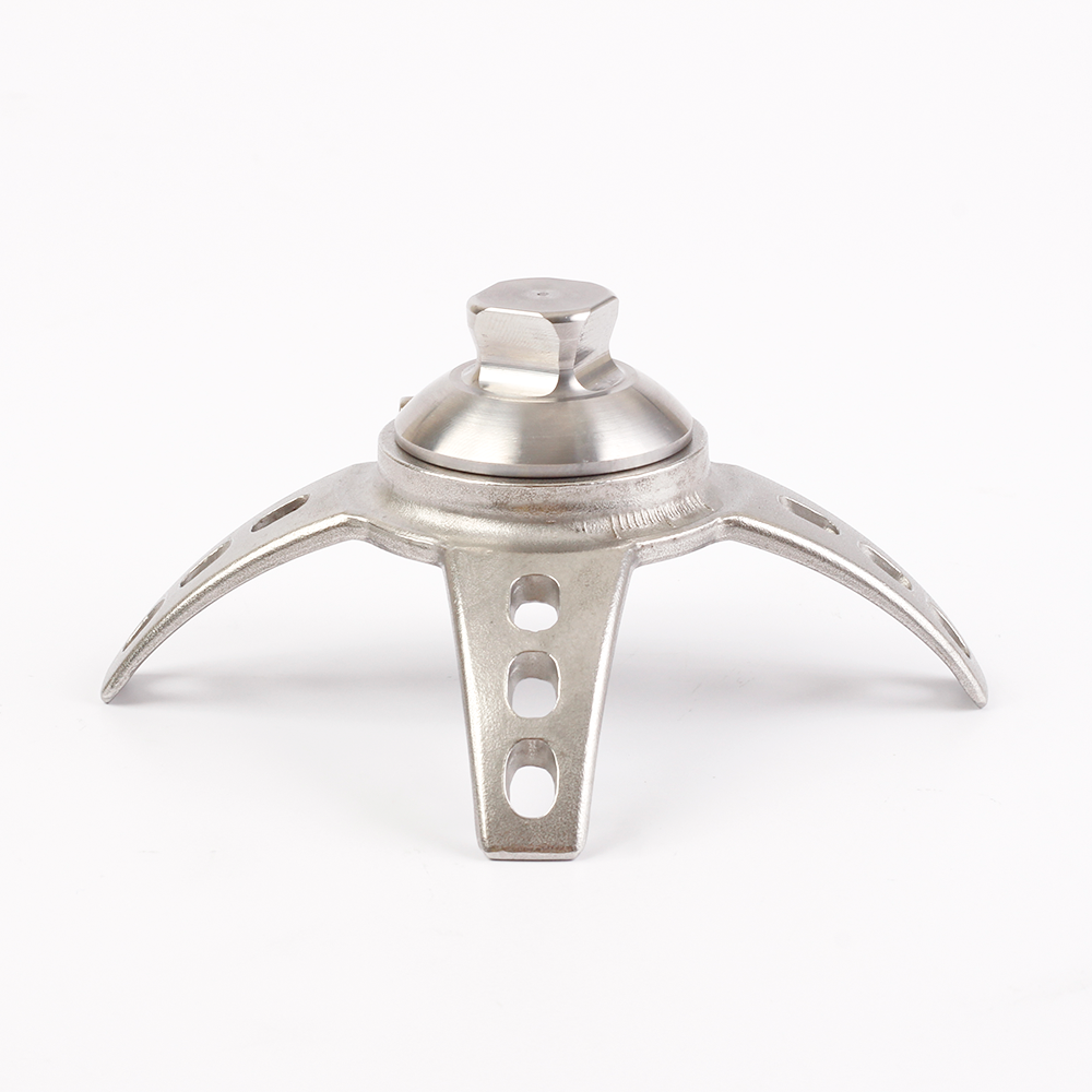 Grapa 3 garras conector piramide