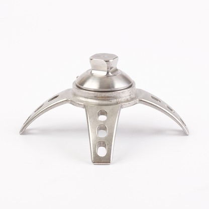 Grapa 3 garras conector piramide