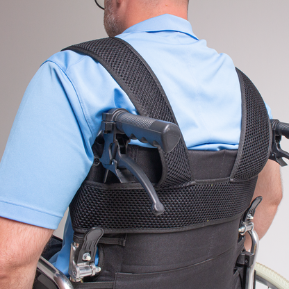 Cinto de segurança antiderrapante ajustável para cadeira de rodas