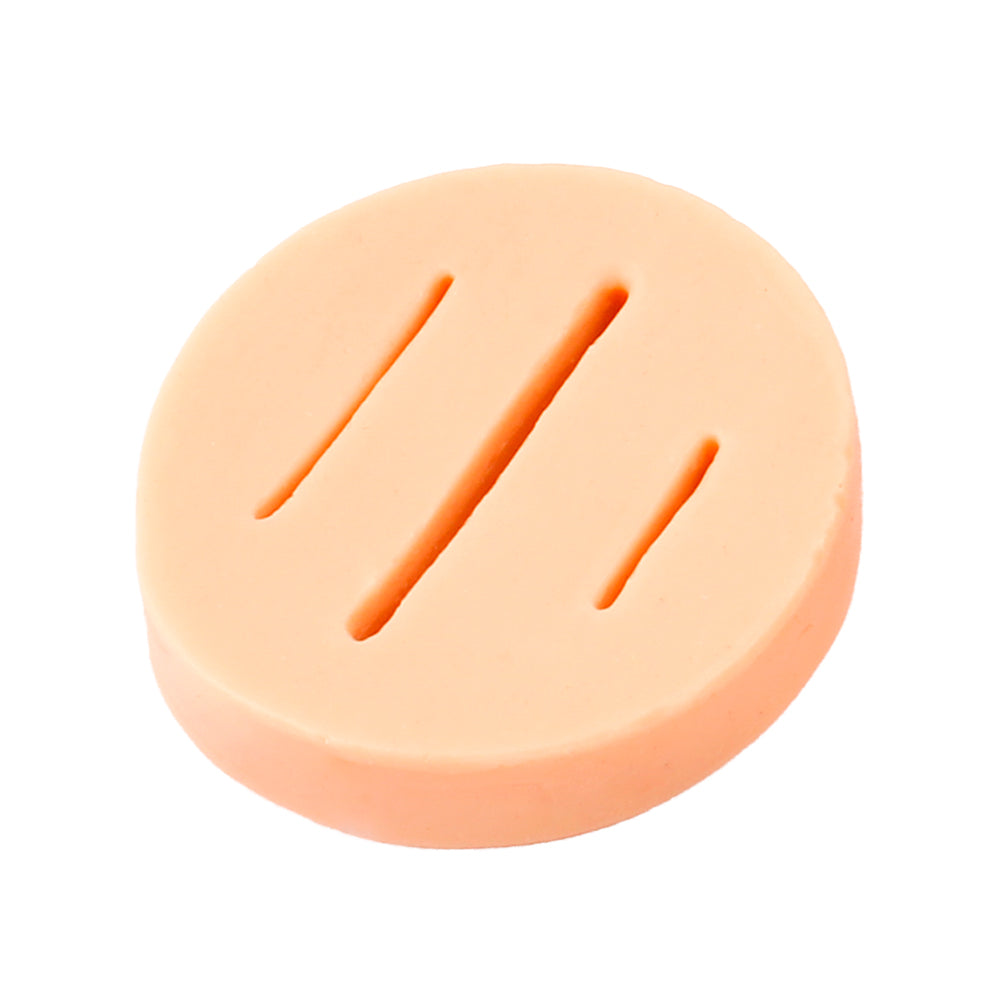 Simulador de pele para treinamento de sutura - Modelo Disco (70x15mm)