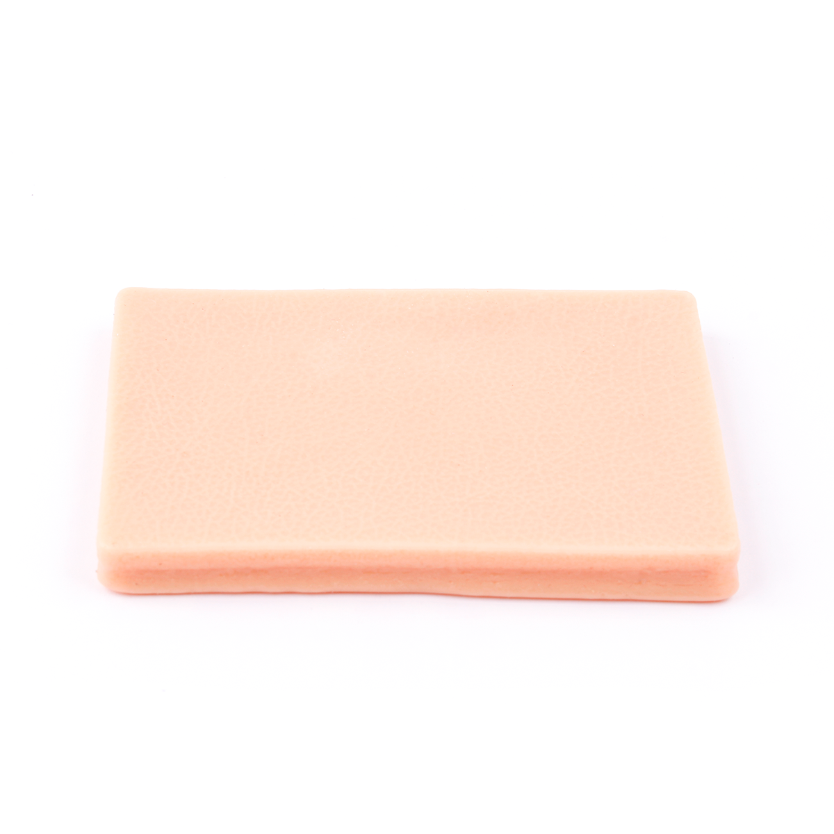 Simulador de pele para treinamento de sutura - Modelo placa (100x70x10mm)