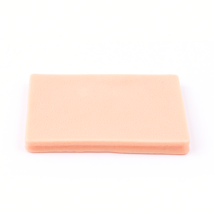 Simulador de pele para treinamento de sutura - Modelo placa (100x70x10mm)