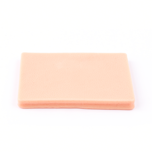 Simulador de pele para treinamento de sutura - Modelo placa (100x70x10mm)