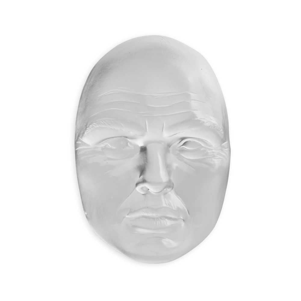 Face enrugada ultra realista para treinamento orofacial