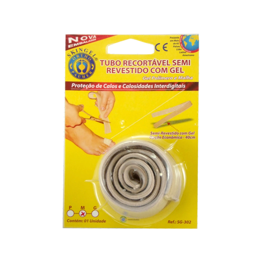 Tubo recortável semi-revestido com gel 40 Cm
