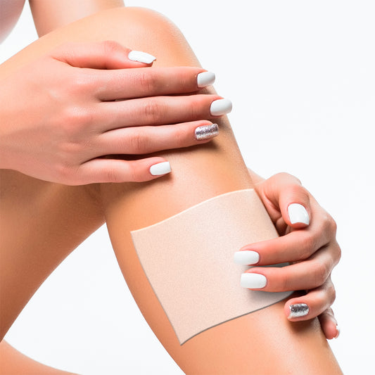 Placa skin gel com tecido