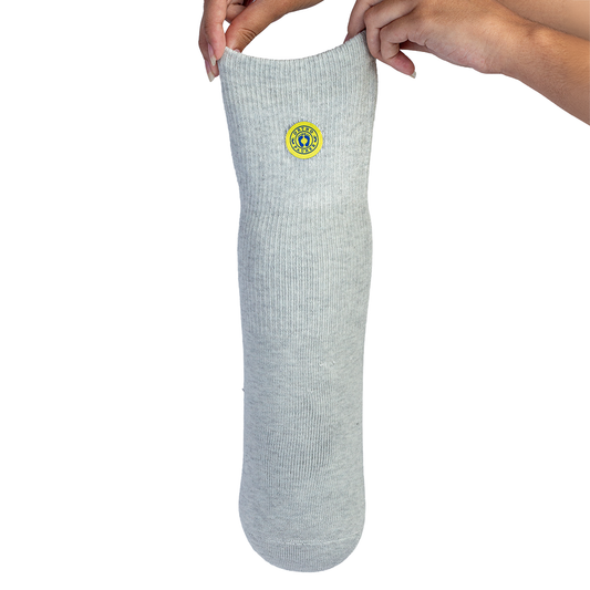 Meia master revestida com triplo gel para amputação transtibial