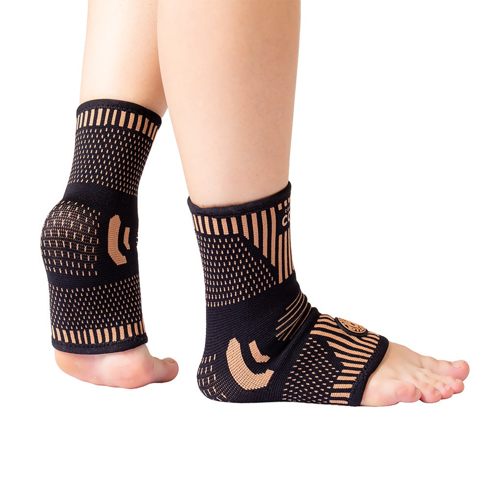 Tornozeleira de compressão com cobre - Fascite plantar e suporte