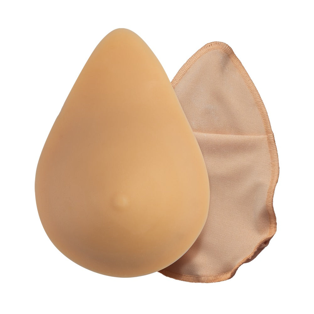 Prótese mamária externa para Pós MASTECTOMIA colorida (Modelo Gota Tecido)