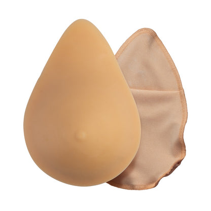 Prótese mamária externa para Pós MASTECTOMIA colorida (Modelo Gota Tecido)